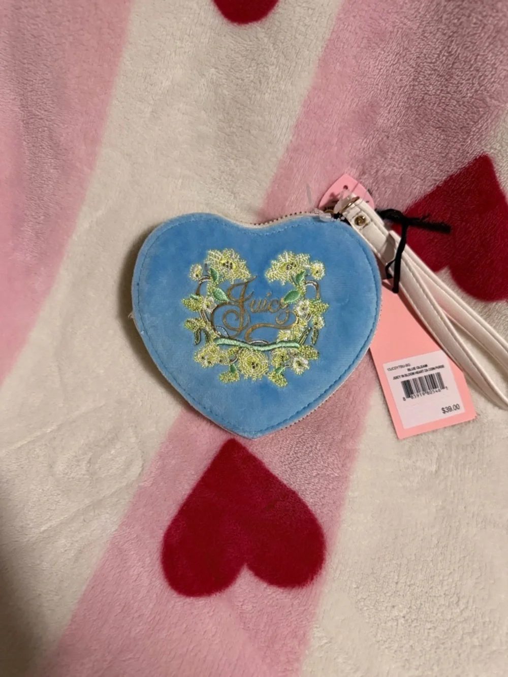 Juicy Couture heart shaped